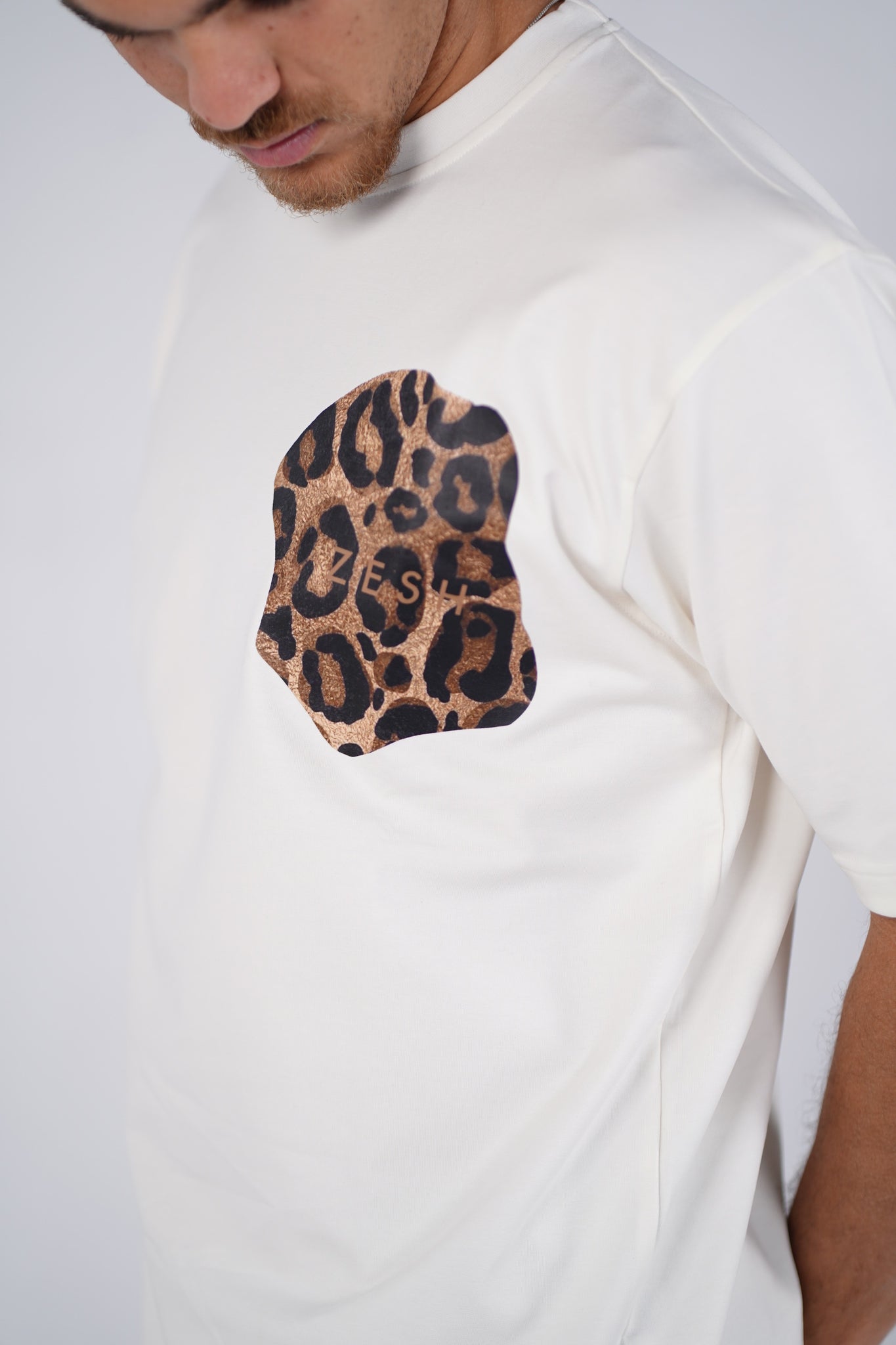 Leopard Off white Tee